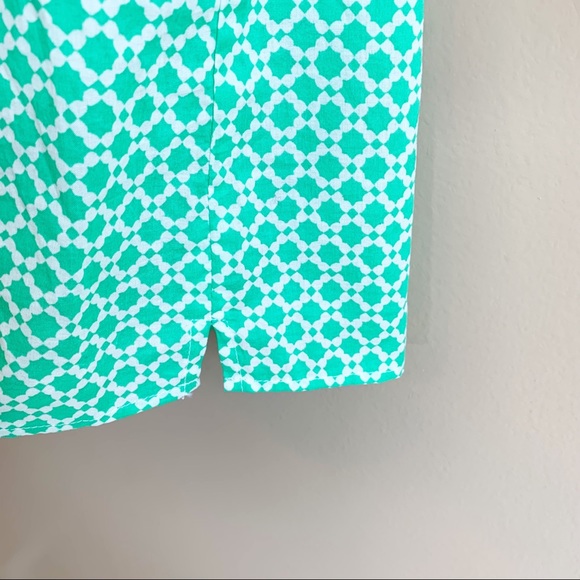 J. CREW lime embroidered top sleeveless neon green boho tassels size 0 preppy - Picture 6 of 9